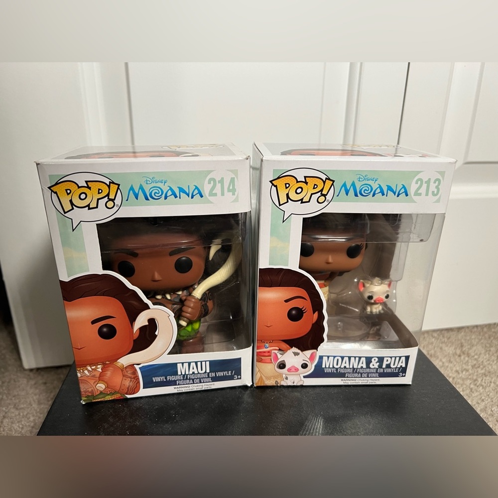 Moana and Maui Disney Funko Pop!